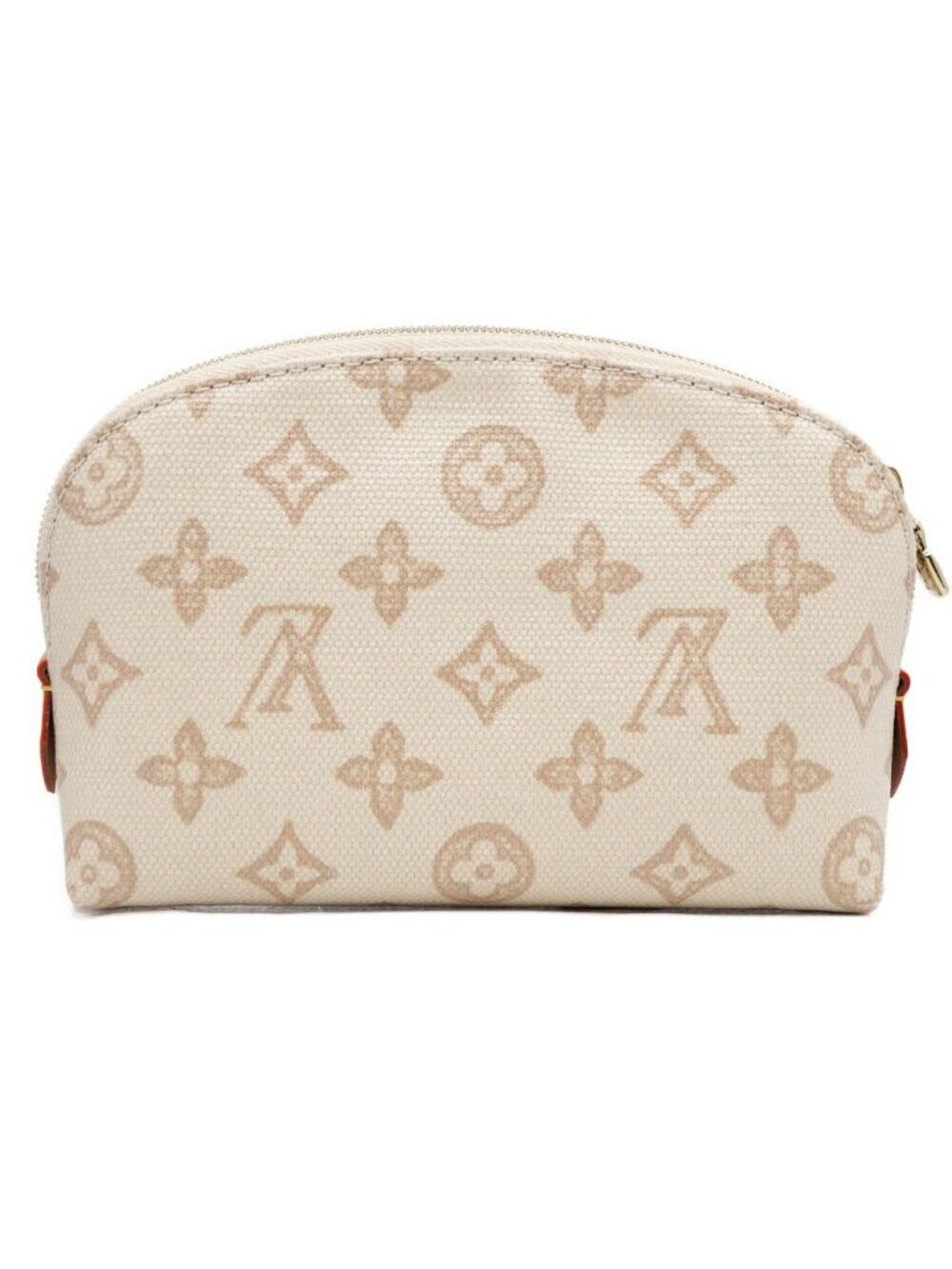 Louis Vuitton Pochette Cosmetic PM Pouch Mini Bag Beige - Picture 2 of 10